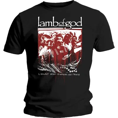 Lamb Of God Enough Is Enough T-Shirt OFFICIAL • £16.59