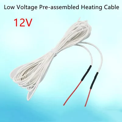 12V Silicone Rubber Warm Wire Heating Cable Electric Blanket Heat Low Voltage • $7.98