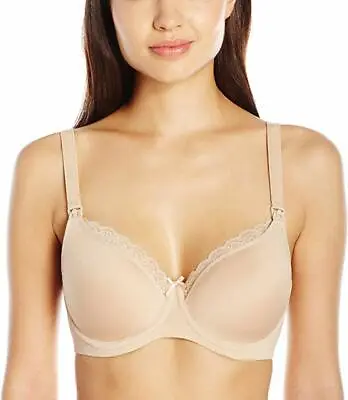 Panache Eleanor Molded Spacer Nursing Bra 9081 IN LATTE (AA-73) • £10.12