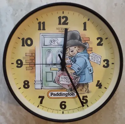 Metamec  Paddington Wall Clock With AA Battery Adapter • £22
