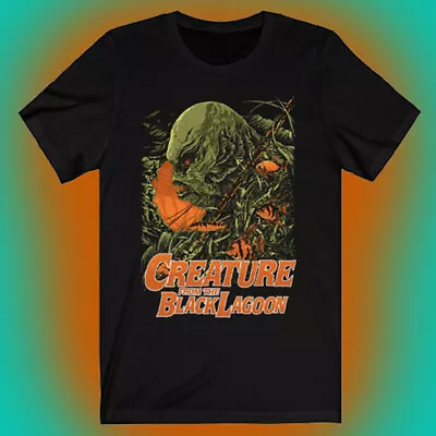 Creature From The Black Lagoon Movie Men's Black T-shirt Size S To 5XL • $20.99