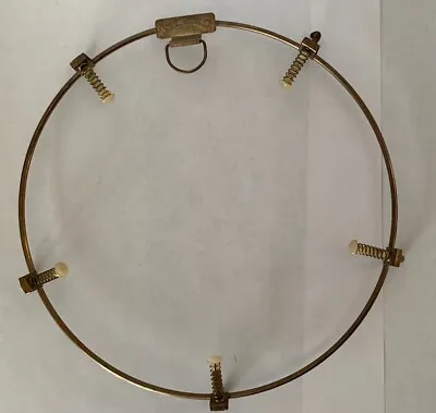 Van Hygan & Smythe Brass Plate Hangers Decorative Framed Plates 8” • $9.99