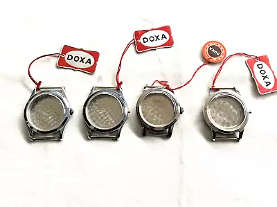 4 X Vintage Doxa SA Swiss Mechanical Watch Cases - NOS New Old Stock • £9.99