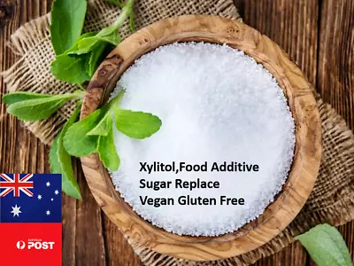 Xylitol Crystal Powder Pure Natural Sweetener Sugar Substitute Non GMO AU 100g • $8.99