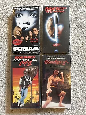 Bloodsport VHS Sealed New Lot Scream Beverly Hills Cop II FRIDAY 13th VII MINT • $25