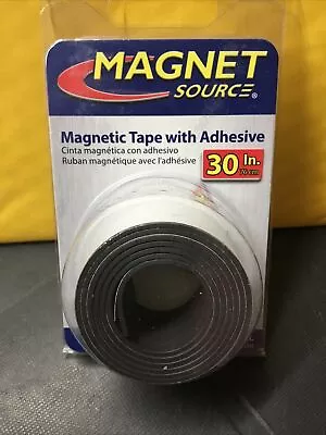 Master Magnetics  The Magnet Source  1 In. W X 30 In. L Mounting Tape  Black NEW • $6.49