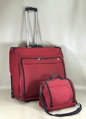Victorinox Mobilizer NXT Deluxe Red Set 13” Tote 24 ' Wheeled Garment Bag 33033N • $195
