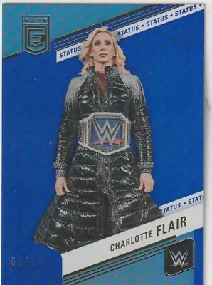 Charlotte Flair 2023 Donruss Elite Wwe Sp Blue Status #08/80 • $1.25