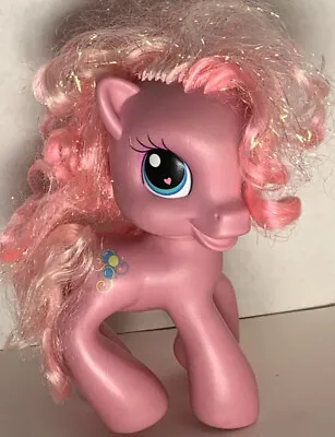 MLP My Little Pony G3.5 8” Large Pinkie Pie Styling Glitter Hair Pony 2008 • $8.90