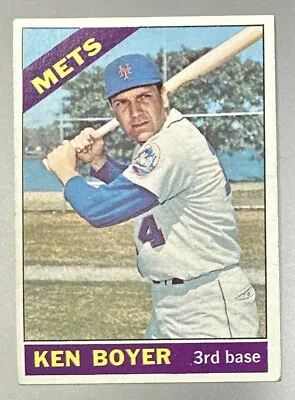 1966 Topps #385 / Ken Boyer / SUPER SHARP BRIGHT BEAUTY • $0.05