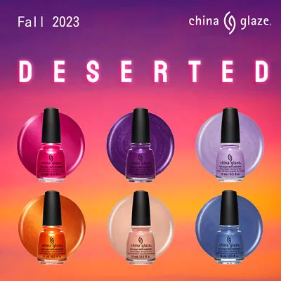 China Glaze Nail Polish DESERTED Fall 2023 *Pick Any* • $8.99