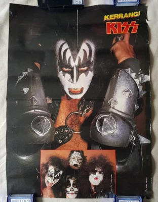 £6.95 • Buy KISS & Gypsy Queen Double Sided A2 Poster - RARE Kerrang!
