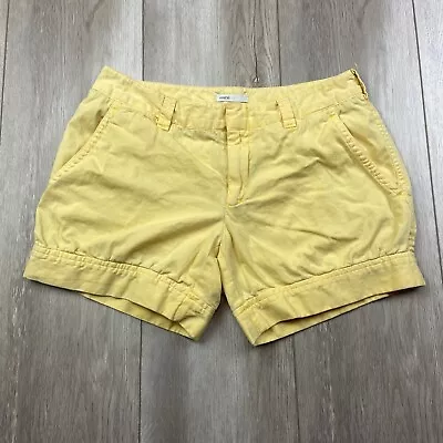 VINCE Shorts Womens 29 Yellow Chino Flat Front Cotton Casual Men Measures 29x5 • $18.84