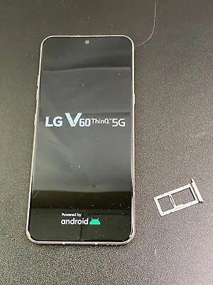 $119.99 • Buy LG V60 ThinQ 5G LM-V600 Classic Blue 8GB 128GB T-Mobile Locked Smartphone