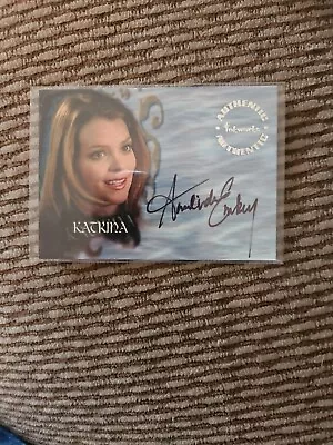 2002 Inkworks Buffy Vampire Slayer Amelinda Embry Karina A38 Autograph Card  • $20