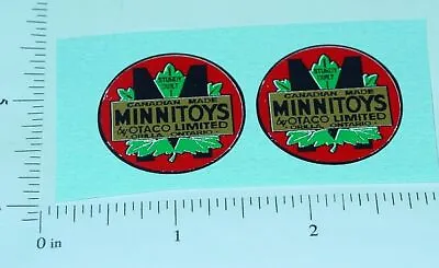 Pair Otaco Minnitoys Round Logo Replacement Stickers MN-001 • $9