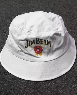 Jim Beam Bucket Hat White Limited Edition Collectable Bourbon • $19.95