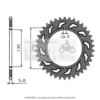 541050146#3 Gear Ring S Ac P520-D46 Yamaha Xj 6 F (Rg198 / Rg19M) (1CW) 600 10/1 • £24.60