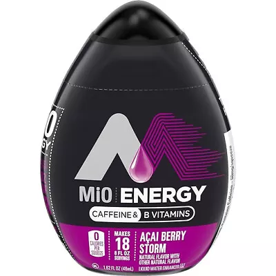 MiO Energy Acai Berry Storm - 6 PACK - Liquid Water Enhancer - 1.62 Oz • $31.94