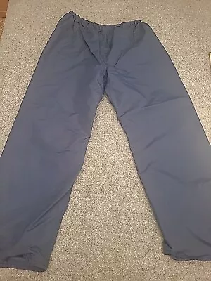 Cabelas Pants Mens Large Blue Gore Tex Outdoors Waterproof Nylon Made In USA  • $32