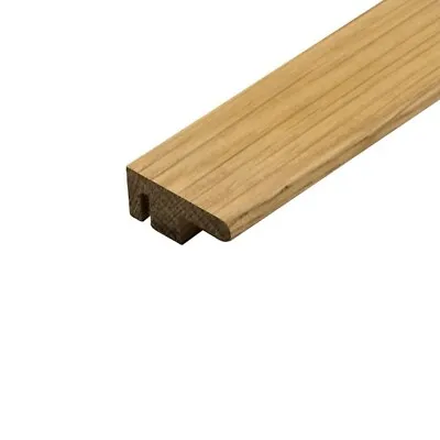 Solid Oak End Profile Perimeter Wood Floor Threshold Door Bar Strip NATURAL • £1.99