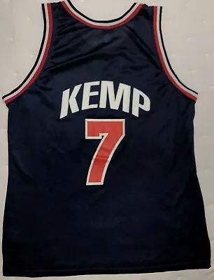 $20 • Buy Vintage Shawn Kemp USA Dream Team Champion Jersey Size 44