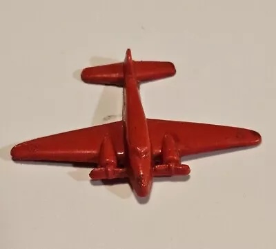 Vintage Irwin Plastic Toy Airplane Twin Engine (Cracker Jack Prize 1960's) USA • $11.95