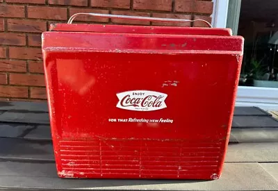 Vintage Coca Cola Cooler / Ice Box - Nice 1960s Functional Air Cooled Car Show • £299.95