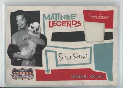 Natalie Wood 2011 Panini Americana Matinee Legends Patch 77/99 Worn Swatch #10 • $18.05