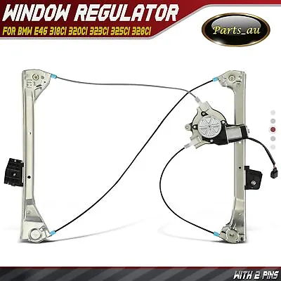 Front Left Window Regulator For BMW E46 318Ci 320Ci 323Ci 325Ci 328Ci 1998-2006 • $69.99