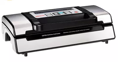 $95 • Buy NewNesco Deluxe Food VS-12 Vacuum Sealer, 130 Watts, Kit Bags & Viewing Lid