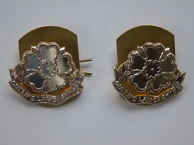 British Army Queens Lancashire Regiment Anodised/Staybright Collar Badges - NEW • £1.99