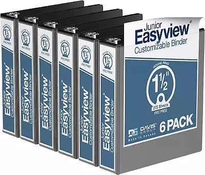 Easyview Premium 1.5-Inch Mini Binder 8.5 X5.5  3-Ring Binders For School Or • $59.34