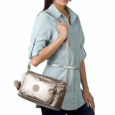$69.99 • Buy Kipling Women's Reth Cross Body Bag In Toasty Gold $115, NWT!