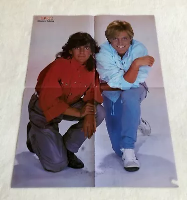 MODERN TALKING 1985 Swedish Poster Music Magazine Okej 1980s Rare Vintage • $15