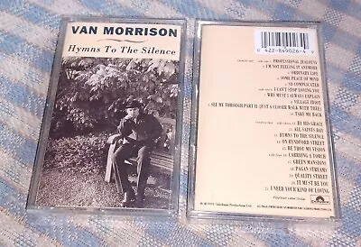 Hymns To The Silence Van Morrison Cassette 1991 2 Tape Set Polydor PLAY TESTED • $6.66