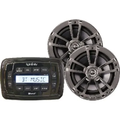 Infinity Marine MPK250 AM / FM / USB Bluetooth Stereo Package For Boats • $409.91