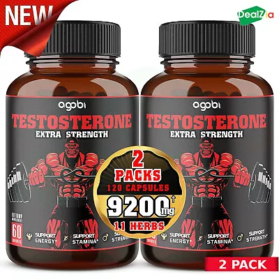 $30.37 • Buy STEROID ANABOLIC Pills BULKING Testosterone Booster MUSCLE GROW 120 Caps