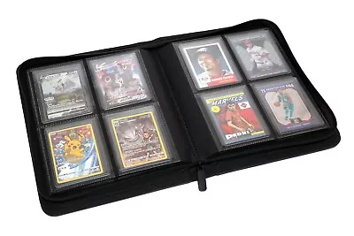 $39.99 • Buy TopLoader Binder | Holds 96 Cards | 4 Pocket- 12 Pages | Sports & Pokemon TCG