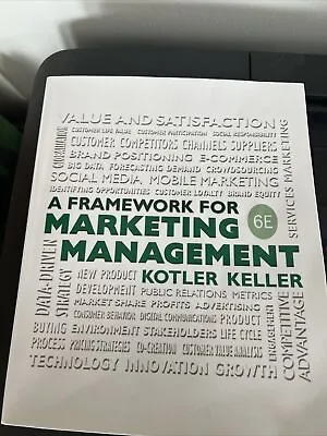 A FRAMEWORK FOR MARKETING MANAGEMENT - 6e - Very Good- No Highlighting/marks • $29.95