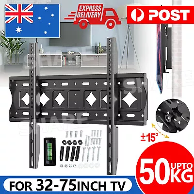 $19.85 • Buy TV Wall Mount Bracket Tilt Slim LCD LED 32 36 40 42 50 55 60 65 75 Inch  AU