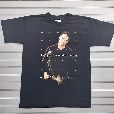 Vintage Single Stitched 1999 Ricky Martin Living La Vida Loca T Shirt • $24