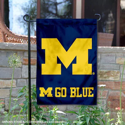 Michigan Team University Wolverines Go Blue Garden Flag • $16.95