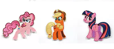 3 Pcs Amazing My Little Pony Horse Embroidered Iron/Sew ON Patch Cloth Appliques • $4.30