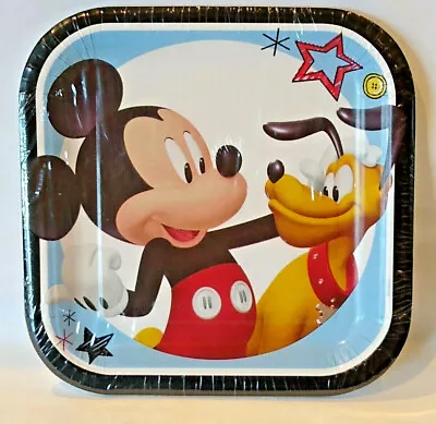 Disney Mickey Mouse Snack Plates 1 Pkg 8 Pieces NEW Pluto 6.825  • $14.99