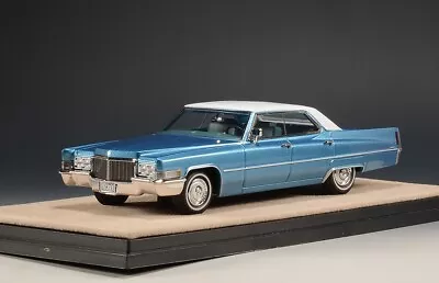 1970 Cadillac Sedan De Ville Corinthian Blue Metallic In 1:43 Scale • $149.95