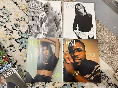 Lot Of 4 Wall Street Journal Magazines: Fashion 2024 Kevin Hart Anniston Wsj • $11.44