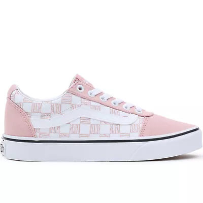 Vans Womens Ward Canvas Low Rise Check Trainers Sneakers Shoes - 5 UK • $119.85