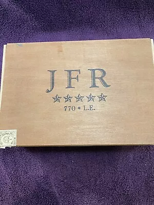 Vintage Wood Cigar Box JFR 770 L.E.  • $23.40