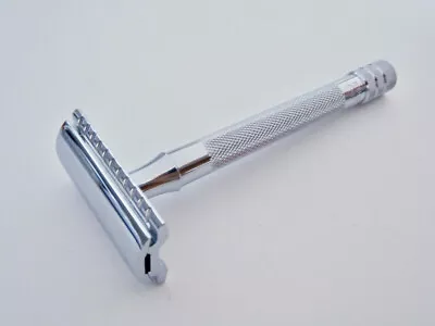 MERKUR Shaver 23C Shaver Planer Long Handle Chrome Dovo Shaver DE Shaver! • £33.62